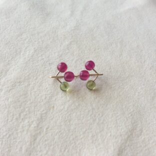 スモモみたいなつぶつぶピアス K10