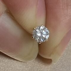 ダイヤの重さと実際の大きさ