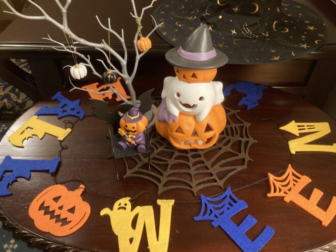 ハロウィンのしつらえ