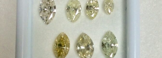 大きめの穴あきマーキースダイヤ群0.3ct~0.6ct