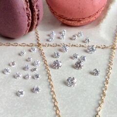 レーザーホールダイヤでシンプル＆贅沢ブレス作ります