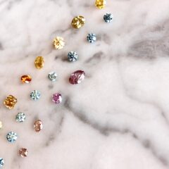 幸せを呼ぶカラーダイヤ　ブルー・イエロー・ピンク　あなたならどれを選ぶ？